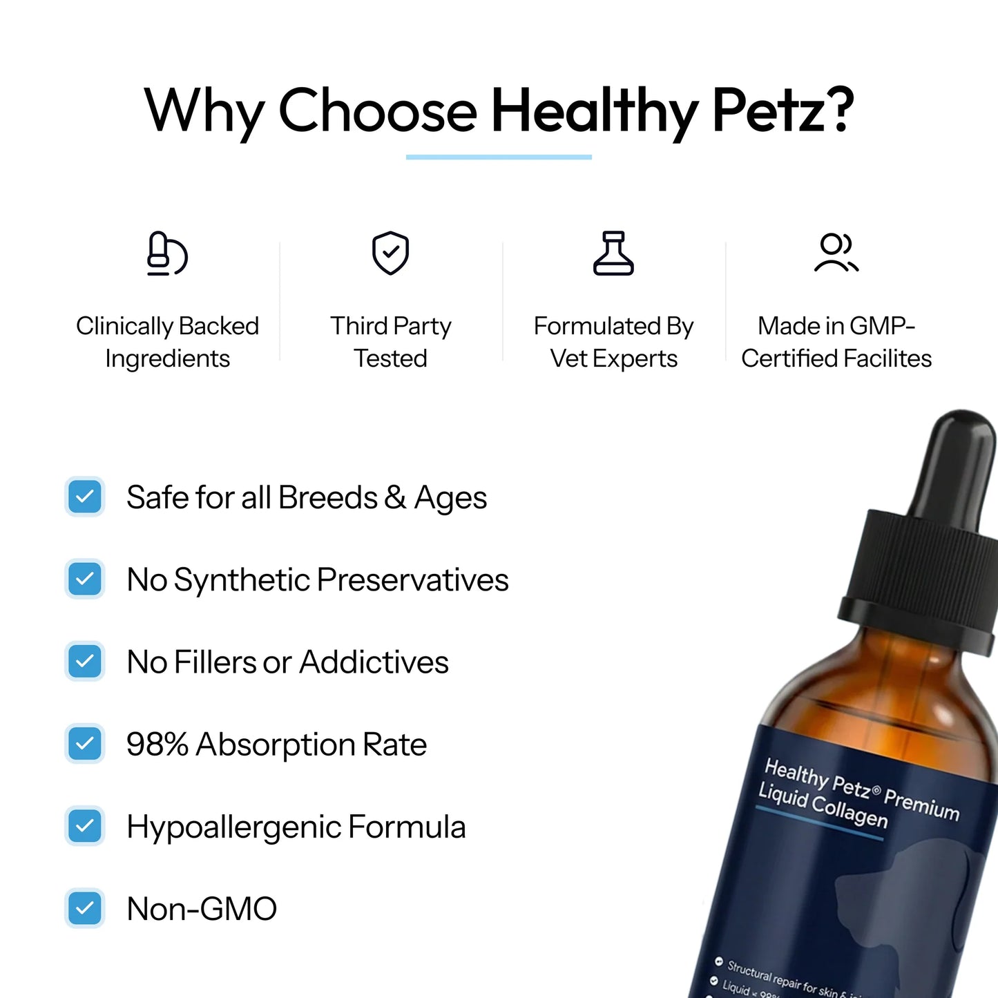 Healthy Petz© Premium Liquid Collagen