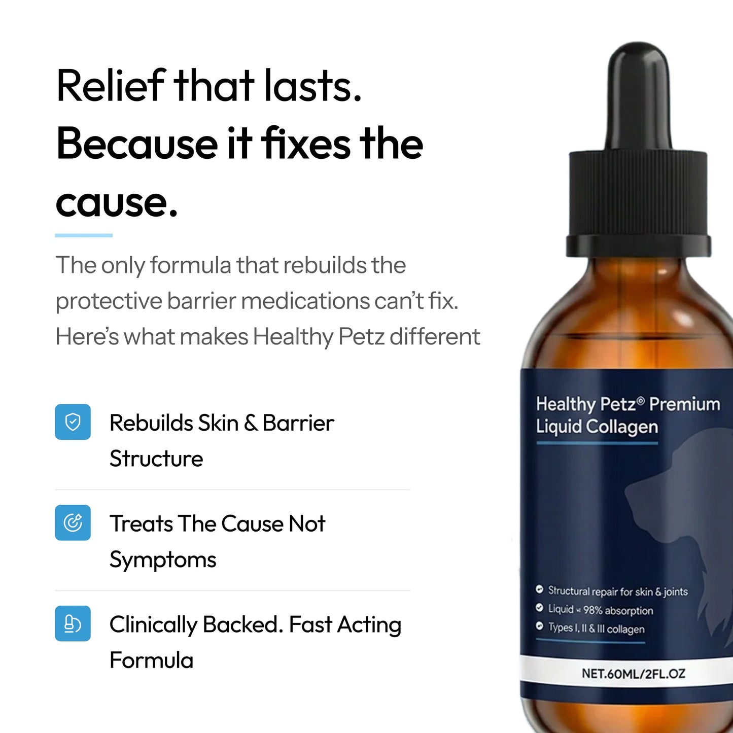 Healthy Petz© Premium Liquid Collagen